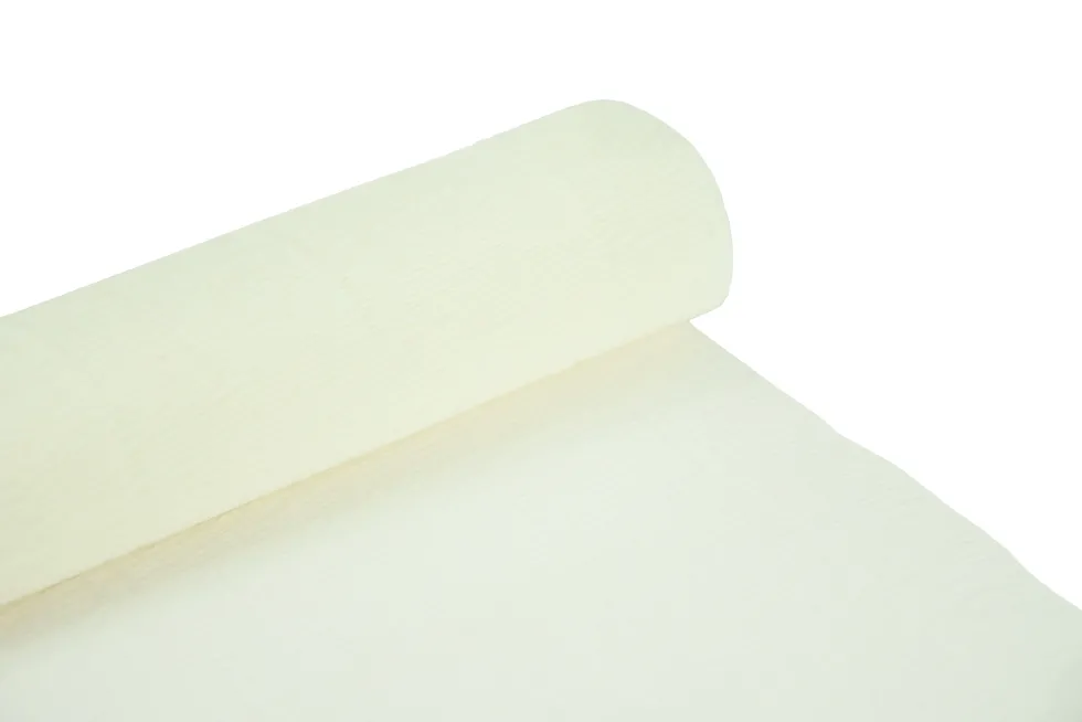 Krepina, bibuła włoska 180 g - White, 50 x 250 cm