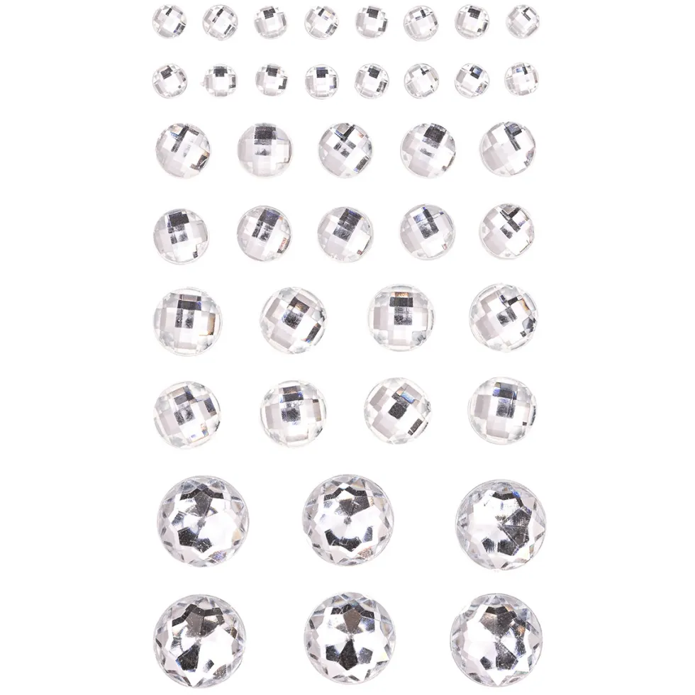 Kryształki samoprzylepne Crystal - DpCraft - 40 szt.