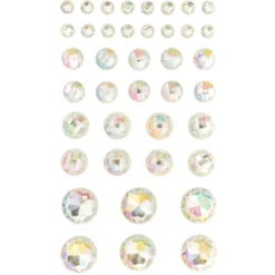 Kryształki samoprzylepne Opalescent - DpCraft - 40 szt.