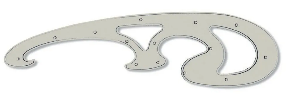 Krzywik kreślarski - Koh-I-Noor - 12 x 30 cm