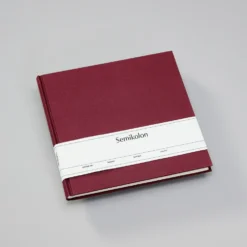 Księga gości Heritage Line - Semikolon - Burgundy, 180 stron