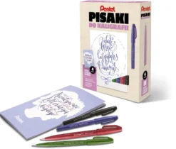 Kurs letteringu, zestaw do kaligrafii - Pentel - ABCD