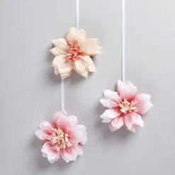 Kwiaty Wiśni z bibuły - Rico Design - różowe, 11 cm, 3 szt.