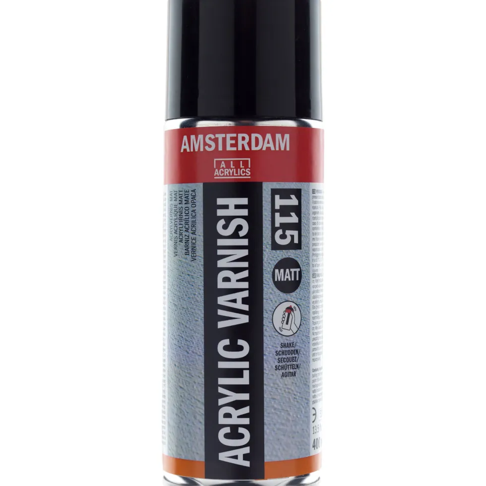 Lakier akrylowy, werniks końcowy w sprayu - Amsterdam - matowy, 400 ml