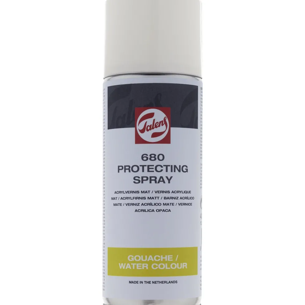 Lakier ochronny w sprayu do akwareli i gwaszy - Talens - 400 ml