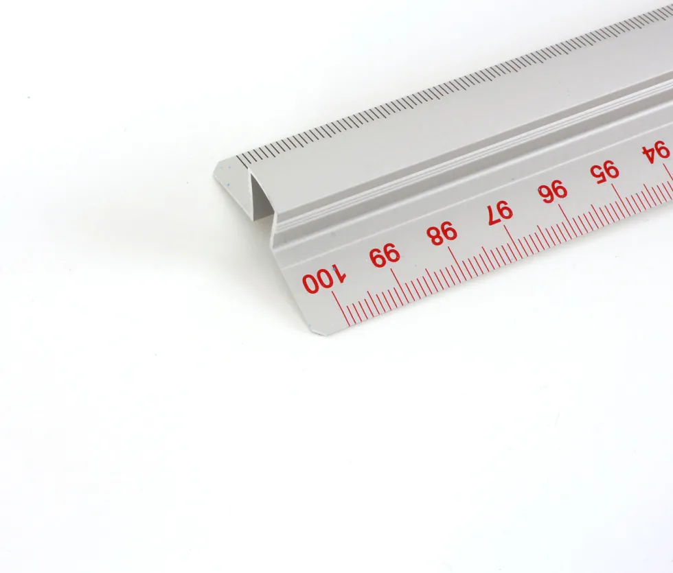 Linijka metalowa z uchwytem - Leniar - 100 cm