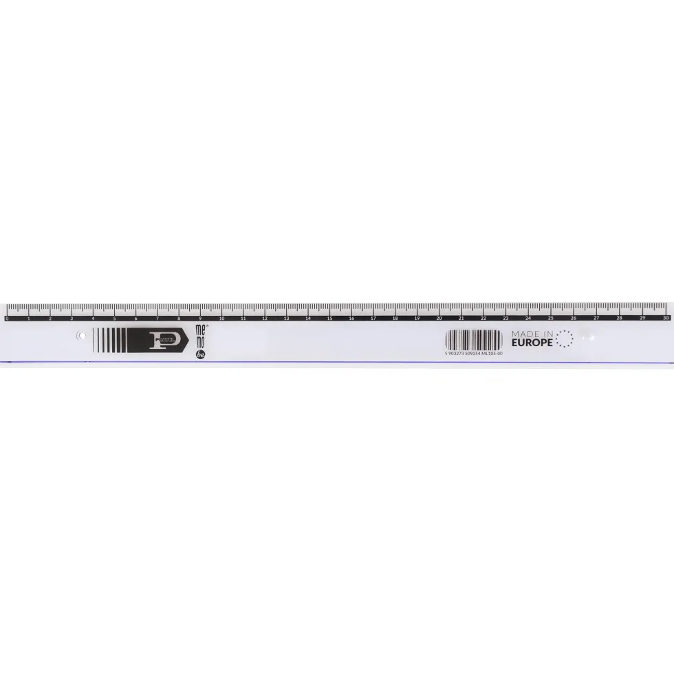 Linijka plastikowa Pratel - MemoBe - 30 cm