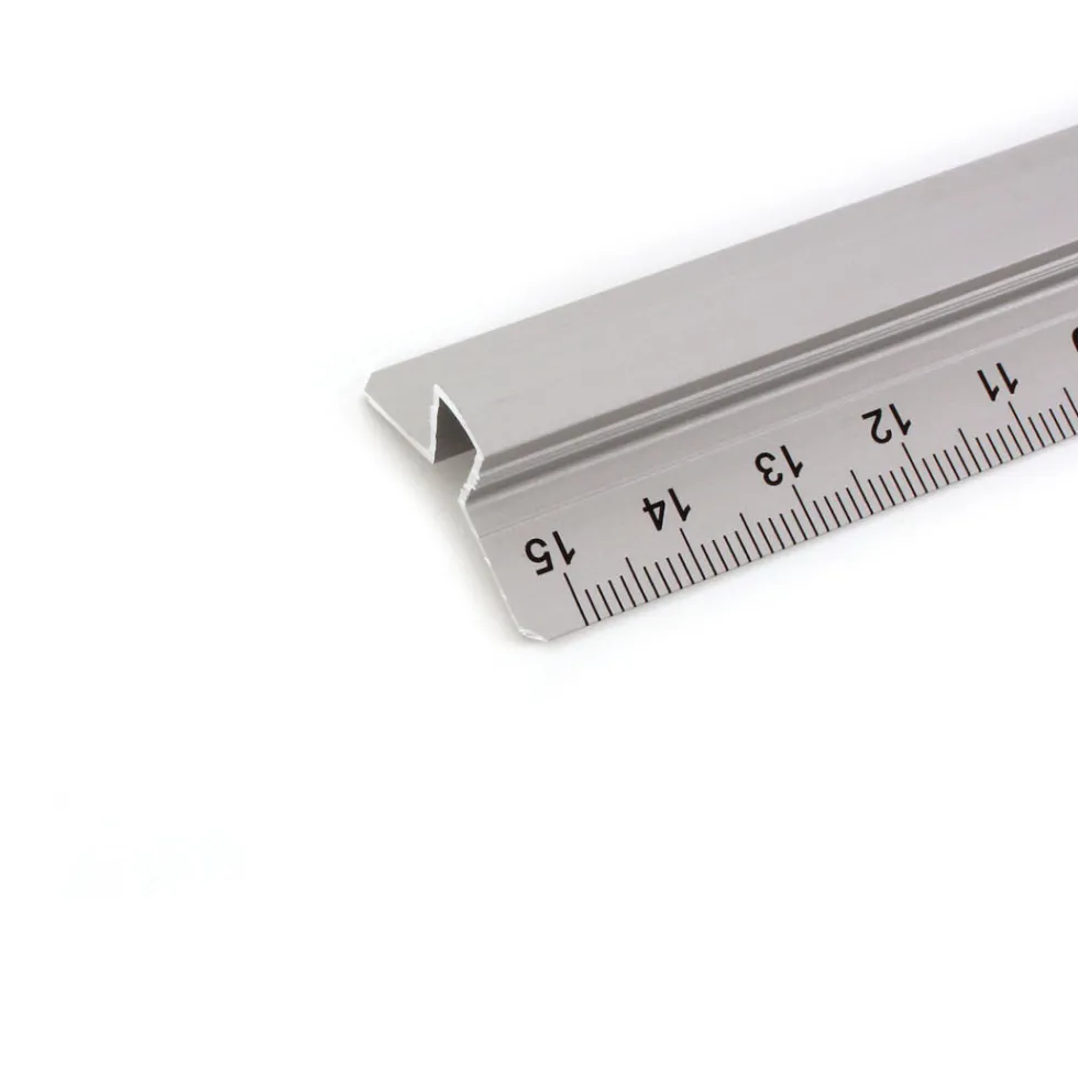 Linijka szkolna z uchwytem - Leniar - 15 cm