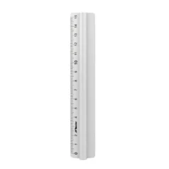 Linijka szkolna z uchwytem - Leniar - 15 cm