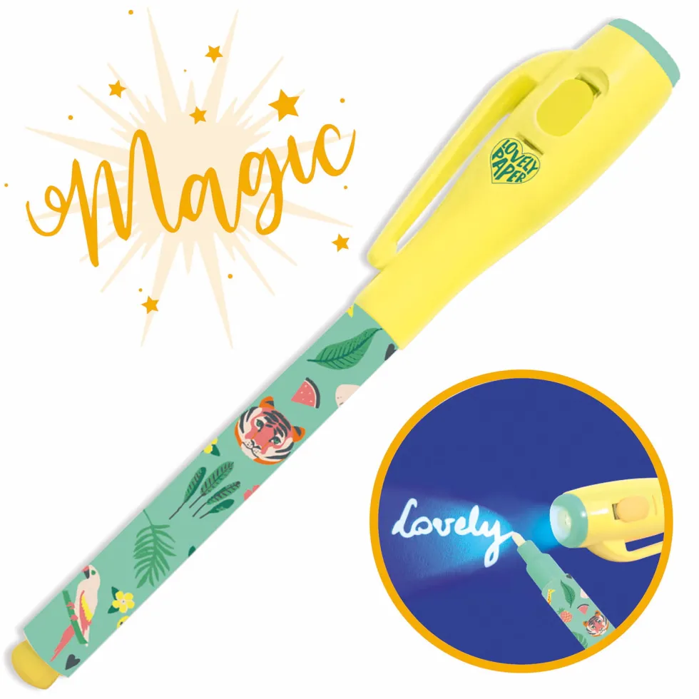 Magiczny, niewidzialny długopis dla dzieci - Djeco - Caroline