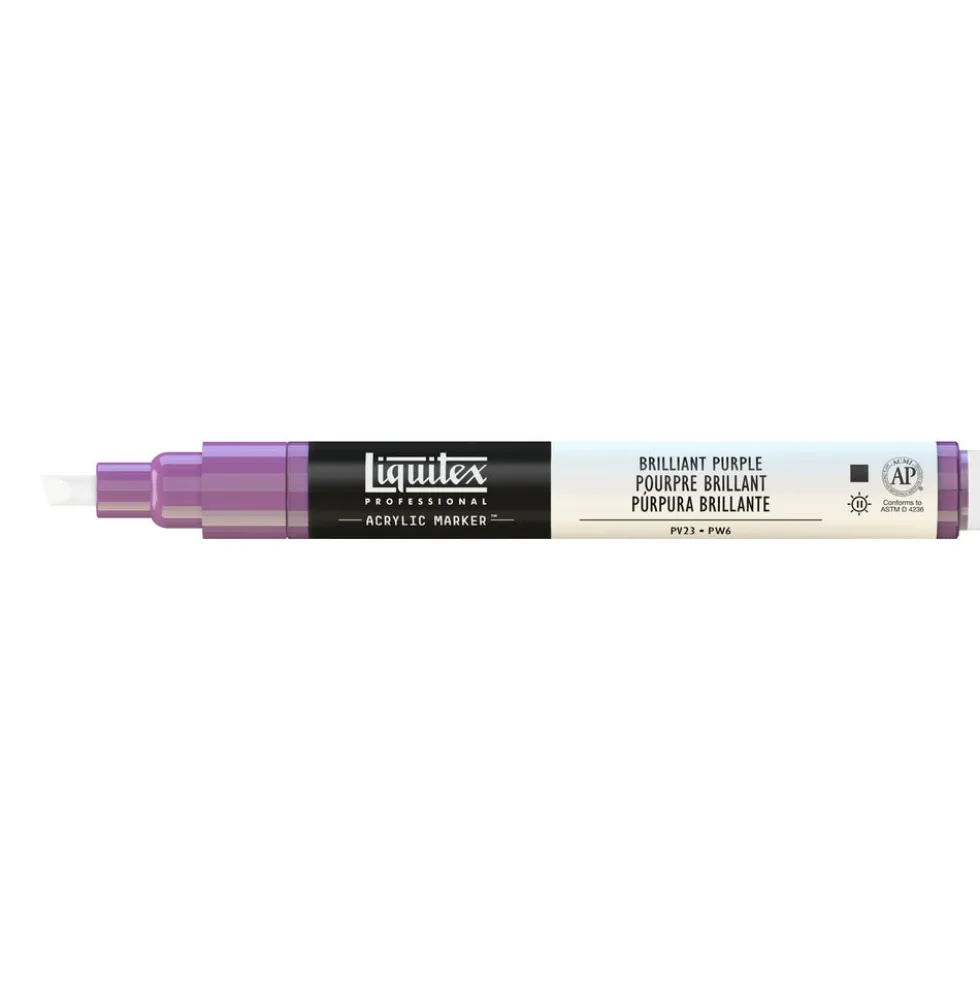 Marker akrylowy - Liquitex - brilliant purple 2 mm