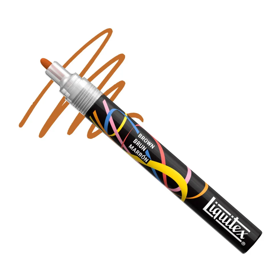Marker akrylowy - Liquitex - Brown 2 mm