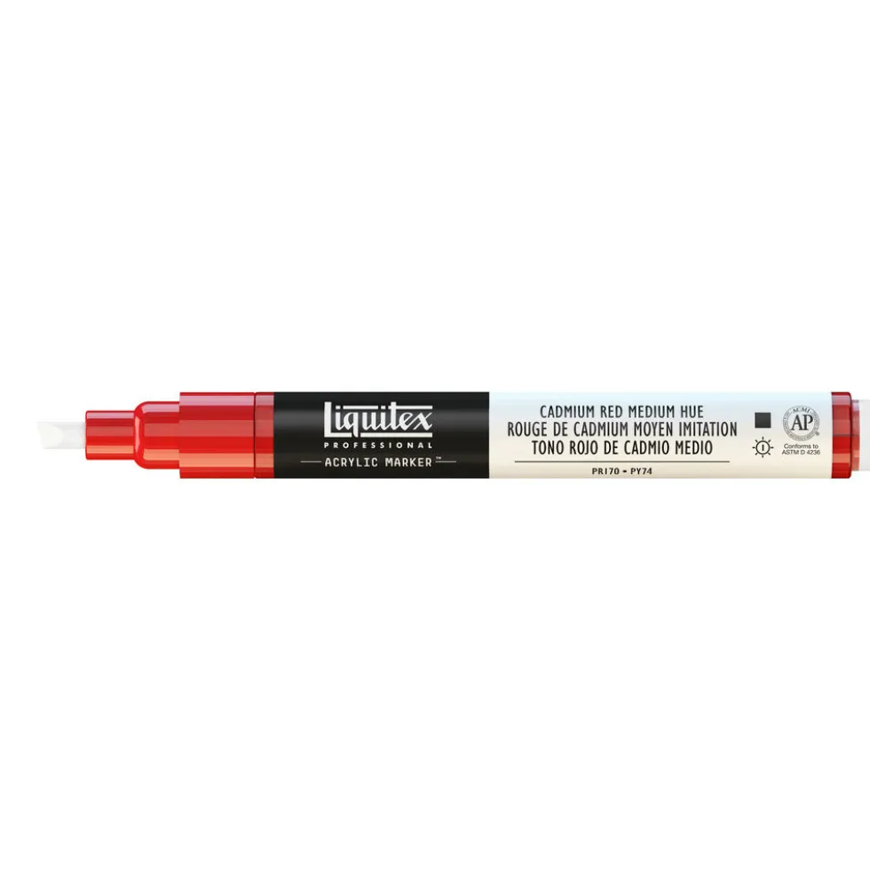 Marker akrylowy - Liquitex - cadmium red medium hue 2 mm