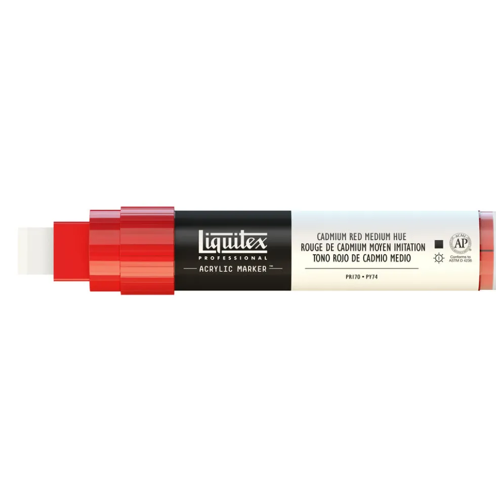 Marker akrylowy - Liquitex - cadmium red medium hue 15 mm