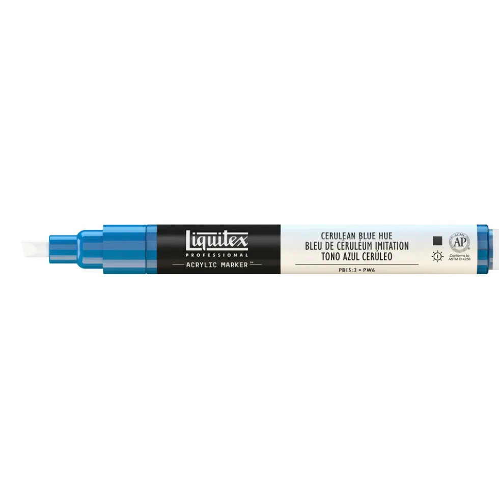 Marker akrylowy - Liquitex - cerulean blue hue 2 mm