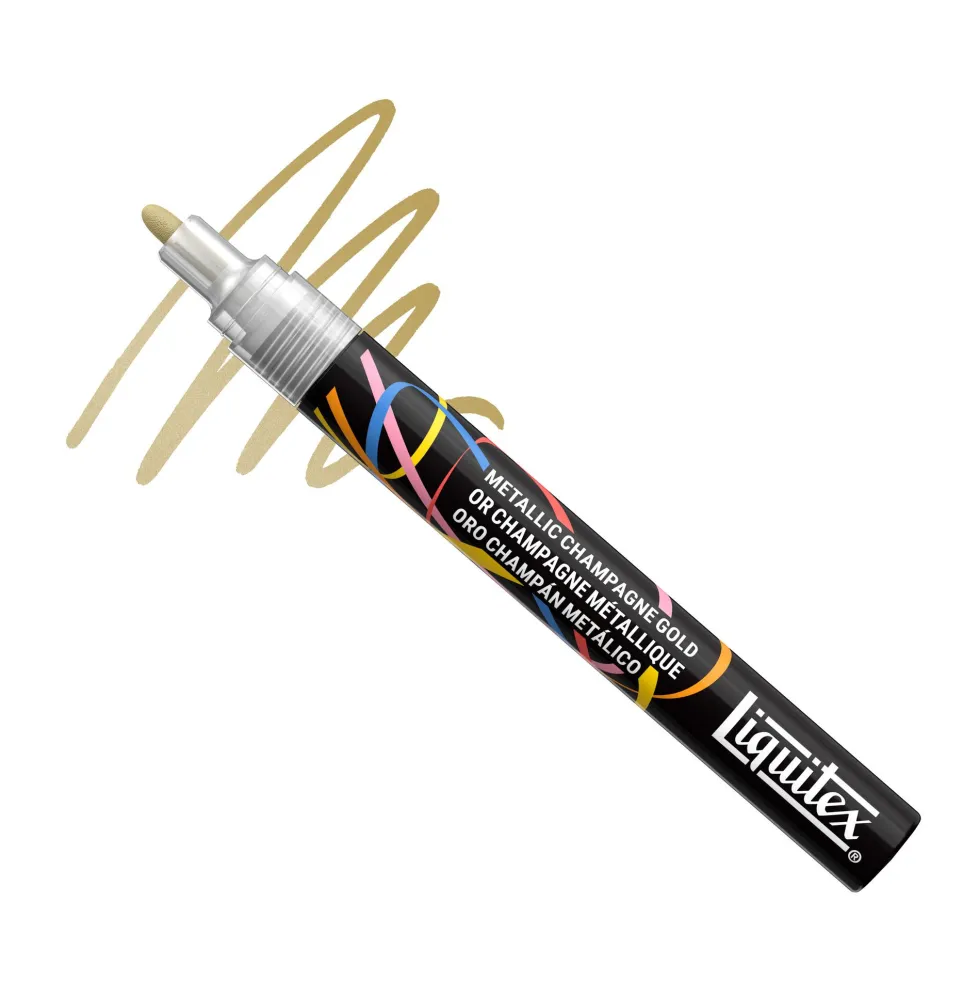 Marker akrylowy - Liquitex - Metallic Champagne Gold 2 mm