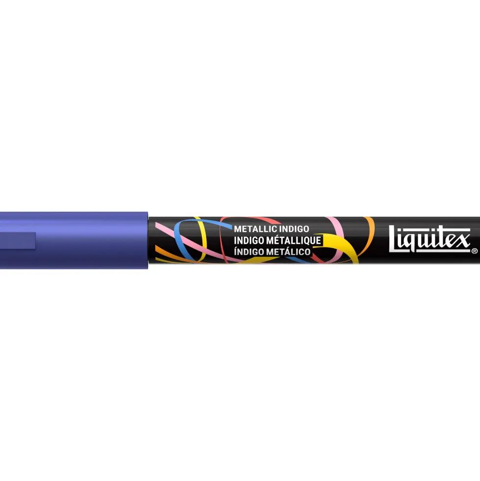 Marker akrylowy - Liquitex - Metallic Indigo 2 mm