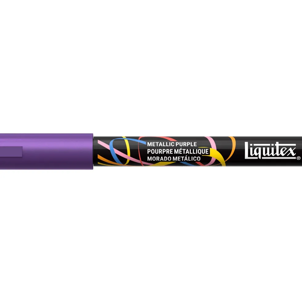 Marker akrylowy - Liquitex - Metallic Purple 2 mm