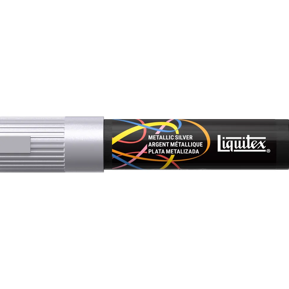 Marker akrylowy - Liquitex - Metallic Silver 15 mm