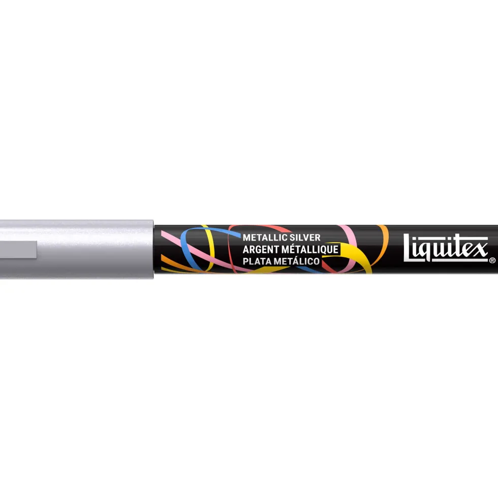 Marker akrylowy - Liquitex - Metallic Silver 2 mm