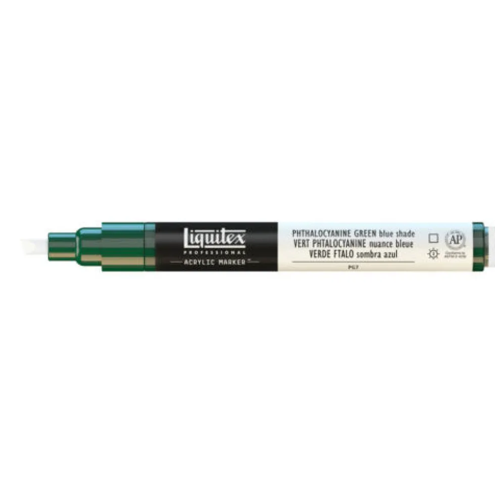 Marker akrylowy - Liquitex - phthalocyanine green blue, 2 mm