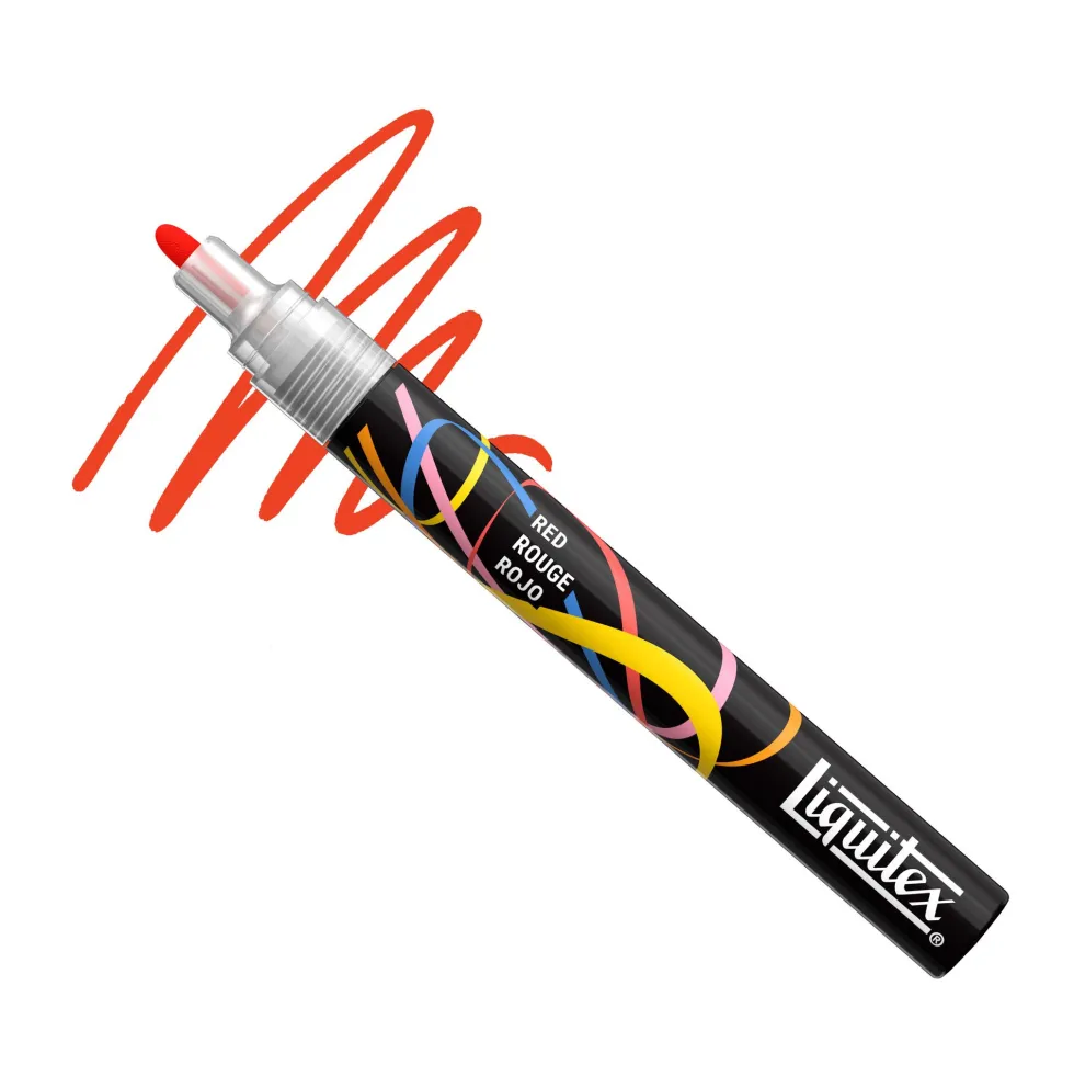 Marker akrylowy - Liquitex - Red 2 mm