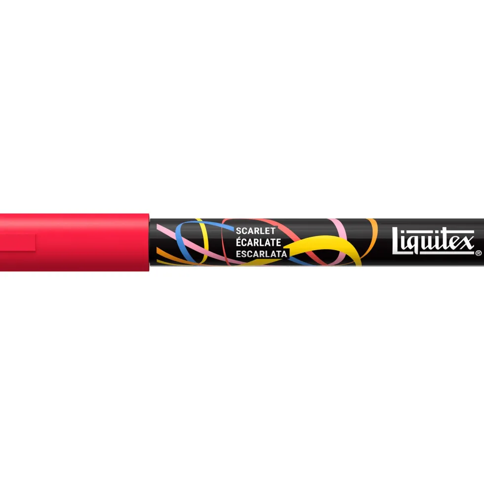 Marker akrylowy - Liquitex - Scarlet 2 mm