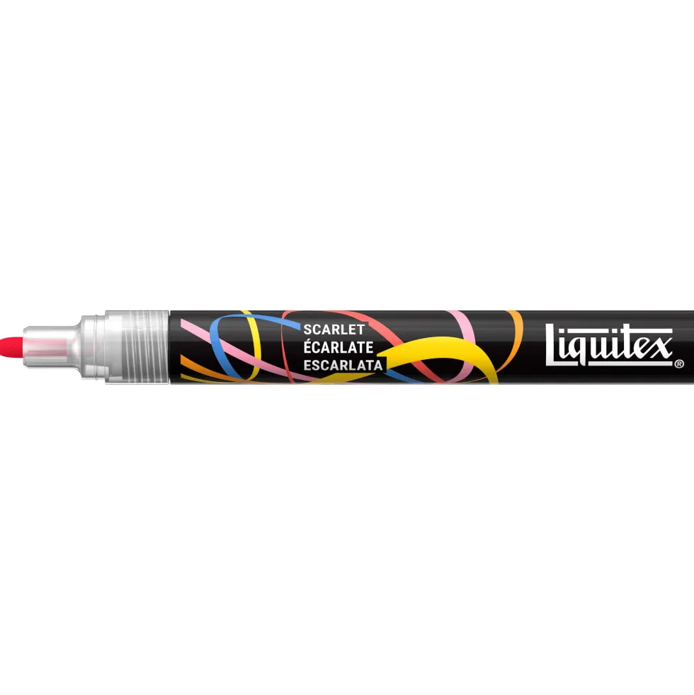 Marker akrylowy - Liquitex - Scarlet 2 mm