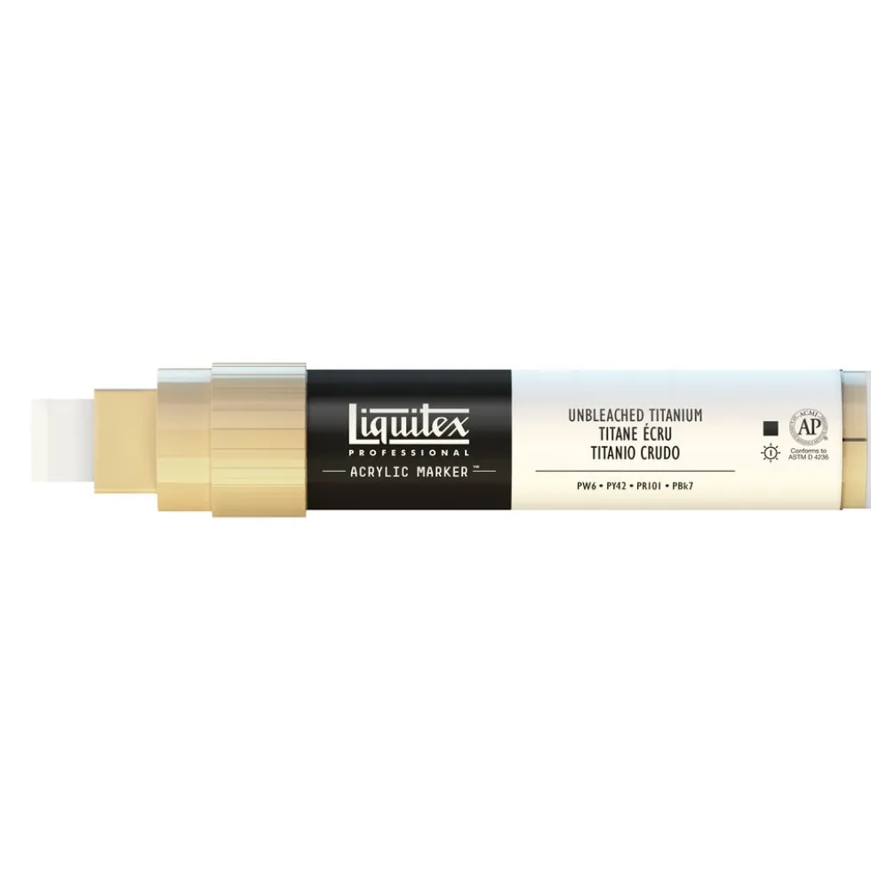 Marker akrylowy - Liquitex - unbleached titanium 15 mm