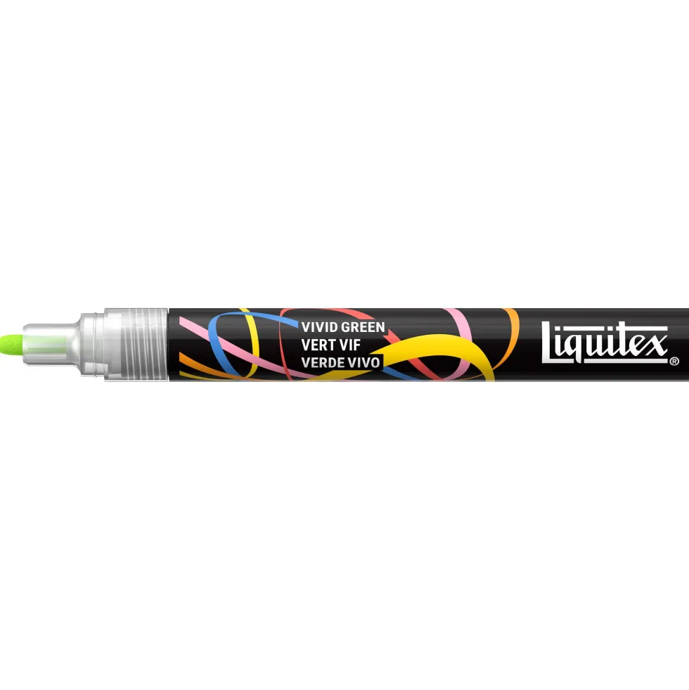 Marker akrylowy - Liquitex - Vivid Green 2 mm