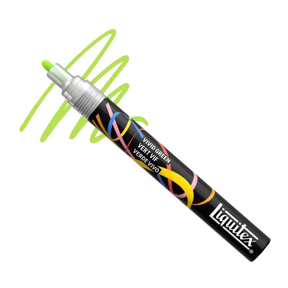 Marker akrylowy - Liquitex - Vivid Green 2 mm
