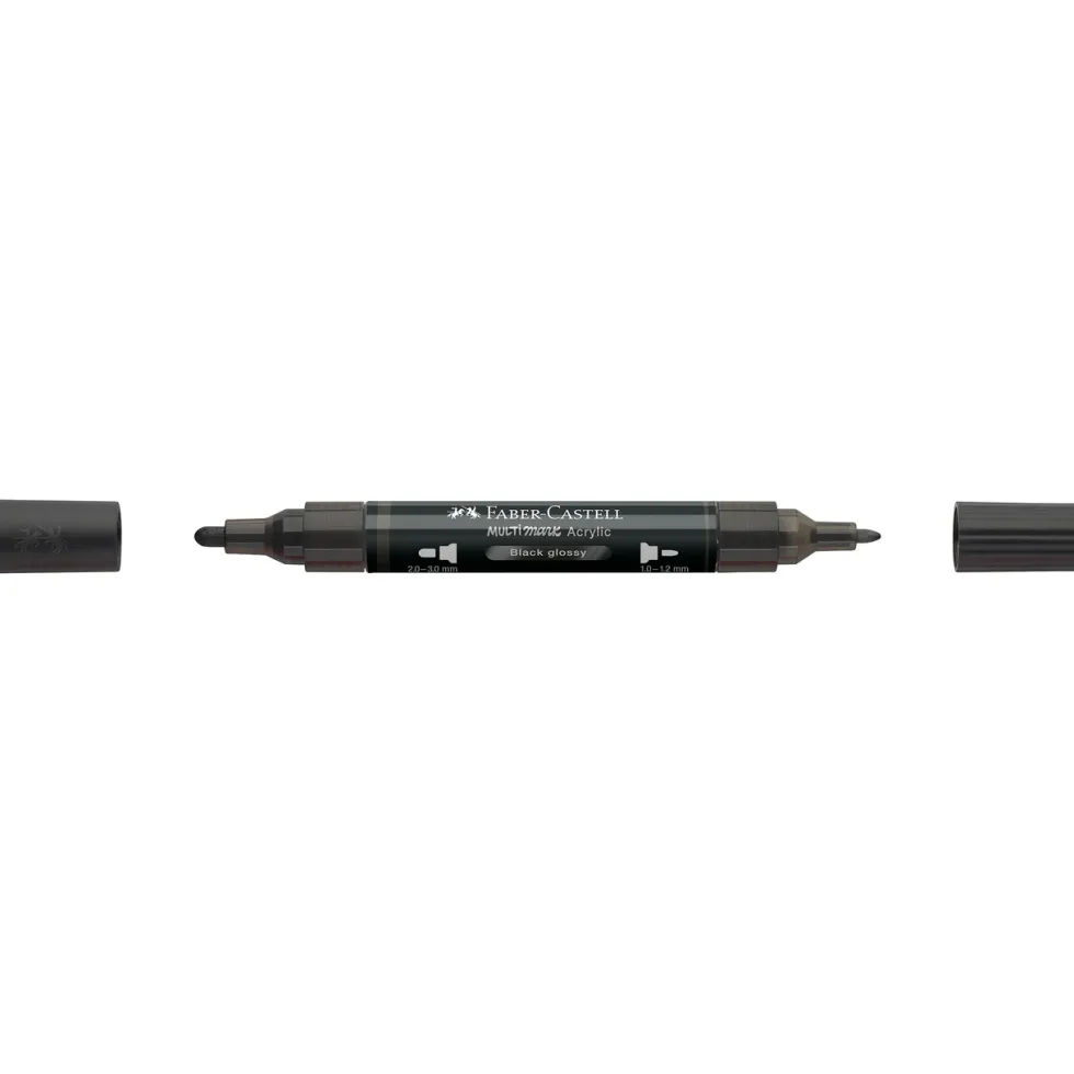 Marker akrylowy Multimark - Faber-Castell - 299 Black Glossy