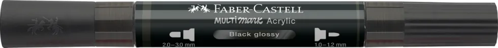 Marker akrylowy Multimark - Faber-Castell - 299 Black Glossy