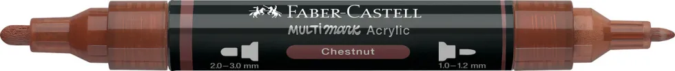Marker akrylowy Multimark - Faber-Castell - 378 Chestnut