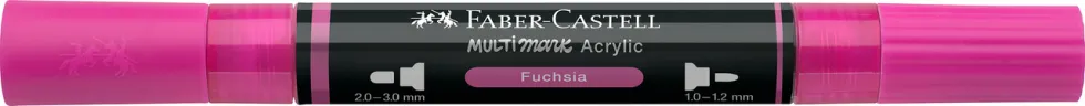 Marker akrylowy Multimark - Faber-Castell - 125 Fuchsia