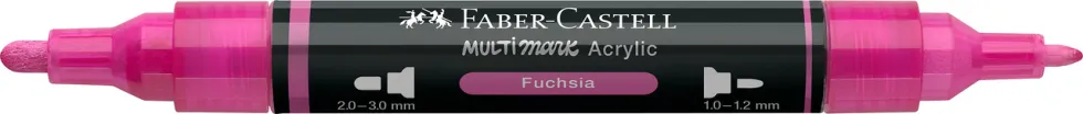 Marker akrylowy Multimark - Faber-Castell - 125 Fuchsia