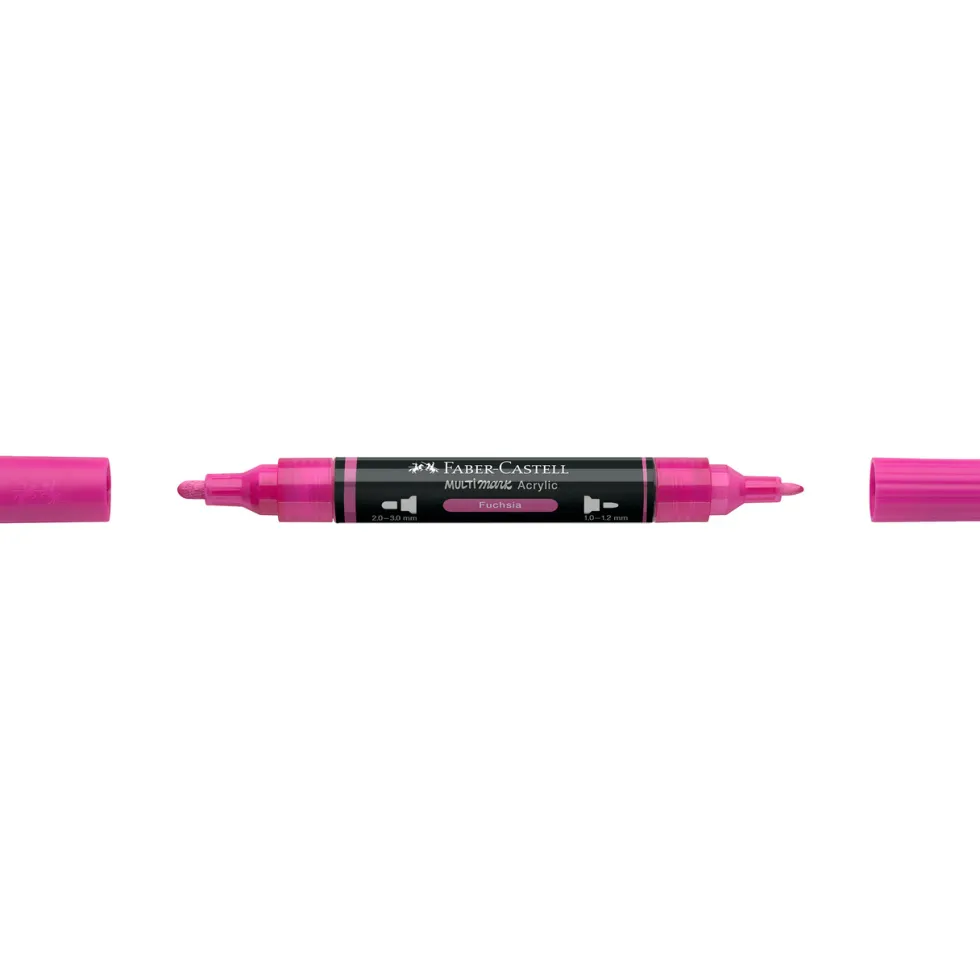 Marker akrylowy Multimark - Faber-Castell - 125 Fuchsia