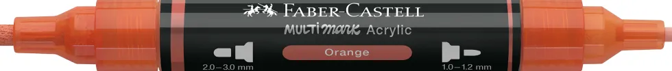 Marker akrylowy Multimark - Faber-Castell - 115 Orange