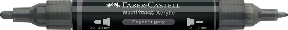 Marker akrylowy Multimark - Faber-Castell - 181 Payne's Grey