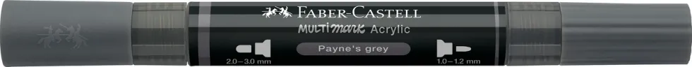 Marker akrylowy Multimark - Faber-Castell - 181 Payne's Grey