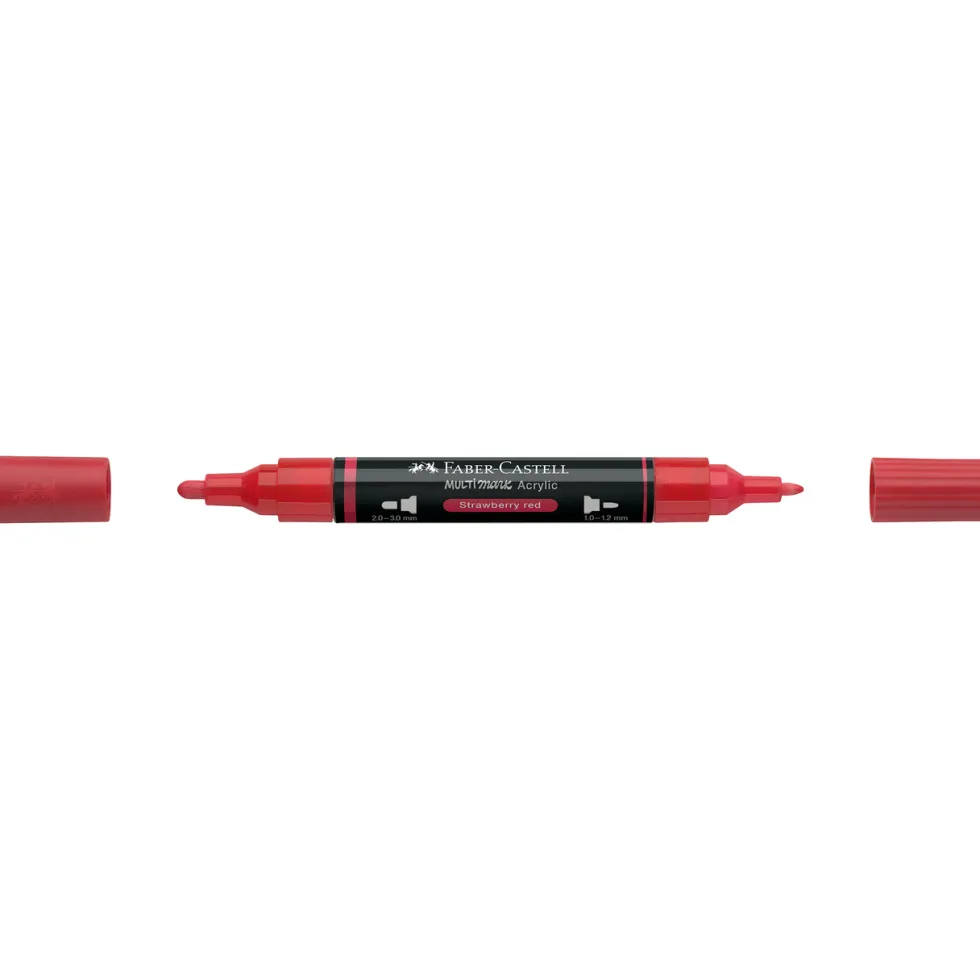 Marker akrylowy Multimark - Faber-Castell - 219 Strawberry Red