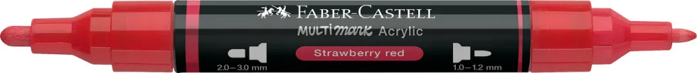 Marker akrylowy Multimark - Faber-Castell - 219 Strawberry Red