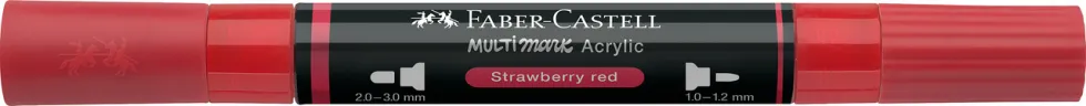 Marker akrylowy Multimark - Faber-Castell - 219 Strawberry Red