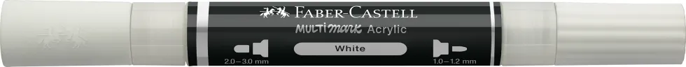 Marker akrylowy Multimark - Faber-Castell - 100 White