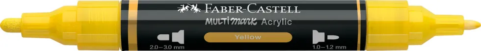 Marker akrylowy Multimark - Faber-Castell - 108 Yellow