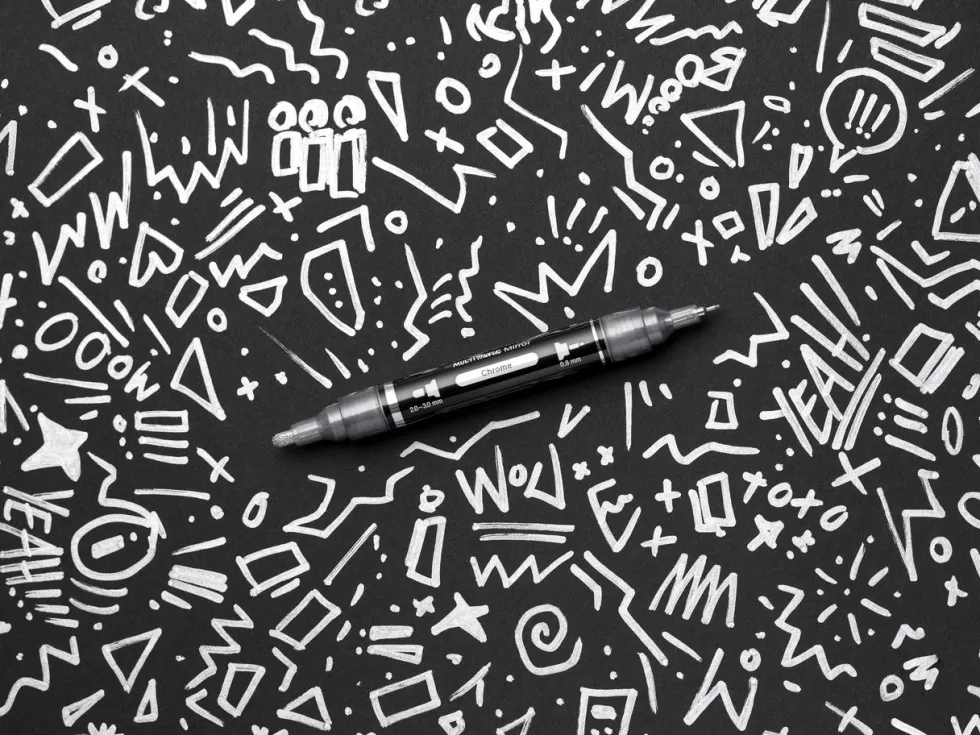 Marker akrylowy Multimark Mirror - Faber-Castell - 551 Liquid Chrome