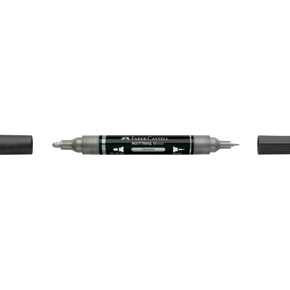 Marker akrylowy Multimark Mirror - Faber-Castell - 551 Liquid Chrome