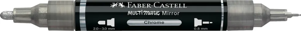 Marker akrylowy Multimark Mirror - Faber-Castell - 551 Liquid Chrome