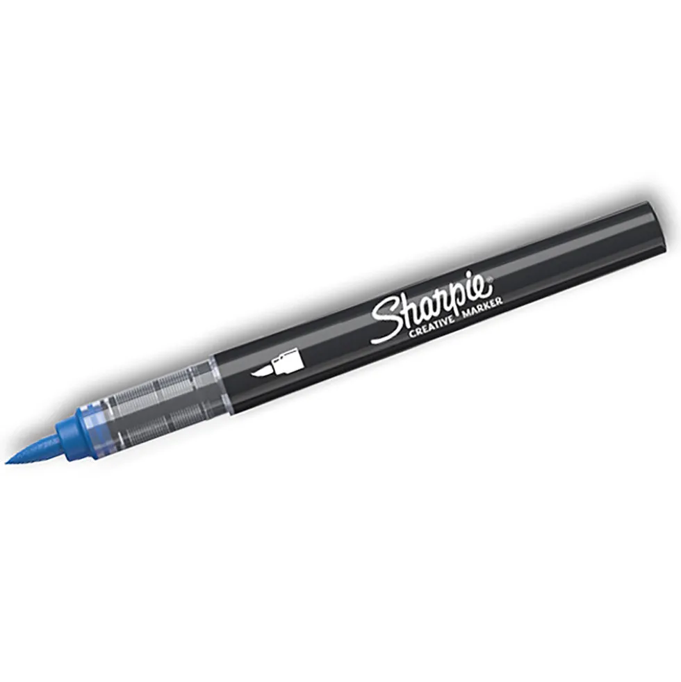 Marker akrylowy pędzelkowy Brush - Sharpie - Blue