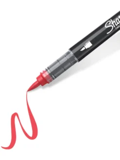 Marker akrylowy pędzelkowy Brush - Sharpie - Red